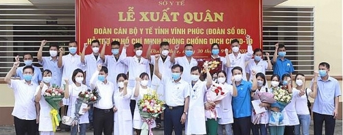 Vĩnh Phúc: Tiếp tục “chi viện” TP Hồ Chí Minh chống dịch Covid-19