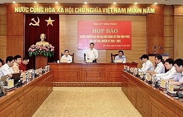 Vĩnh Phúc: Họp báo tuyên truyền Đại hội Đảng bộ tỉnh lần thứ XVII, nhiệm kỳ 2020 – 2025