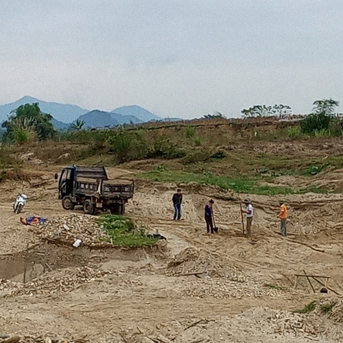 Huyện Sơn Dương “siết chặt” nạn khai thác khoáng sản trái phép tại xã Vĩnh Lợi