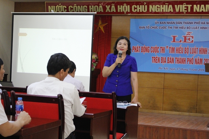 ha noi phat dong thi viet tim hieu bo luat hinh su 2015