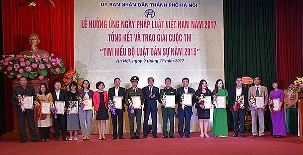 ha noi to chuc thanh cong cuoc thi viet tim hieu bo luat dan su 2015