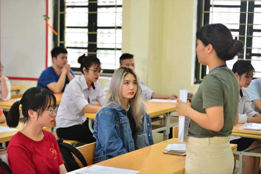 Hà Nội: Trường chia ca để học sinh và phụ huynh nộp nguyện vọng dự tuyển lớp 10, đảm bảo an toàn phòng dịch