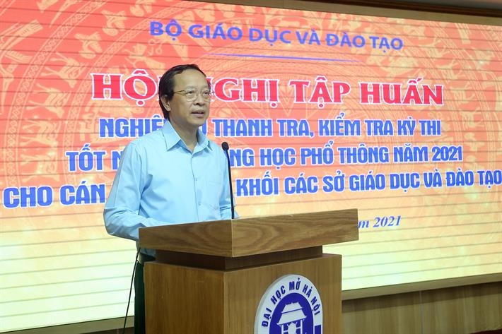 Thanh tra thi tốt nghiệp THPT năm 2021: Không có điểm mờ, điểm trống