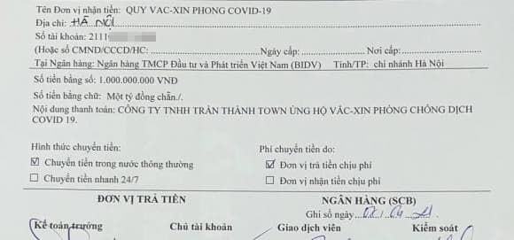 Sau nhiều ồn ào, Trấn Thành lặng lẽ ủng hộ 1 tỉ đồng cho Quỹ vắc xin phòng chống COVID-19