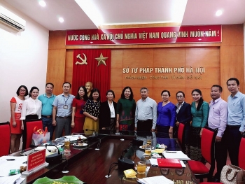 Trao đổi về công tác hòa giải cơ sở giữa Sở Tư pháp TP Hà Nội và Bộ Tư pháp Lào