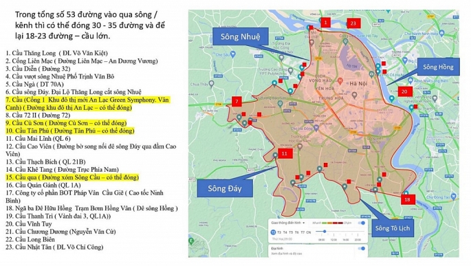 Hà Nội công bố 15 quận, huyện thuộc "vùng đỏ" thực hiện Chỉ thị 16 từ 6-9 đến 21-9