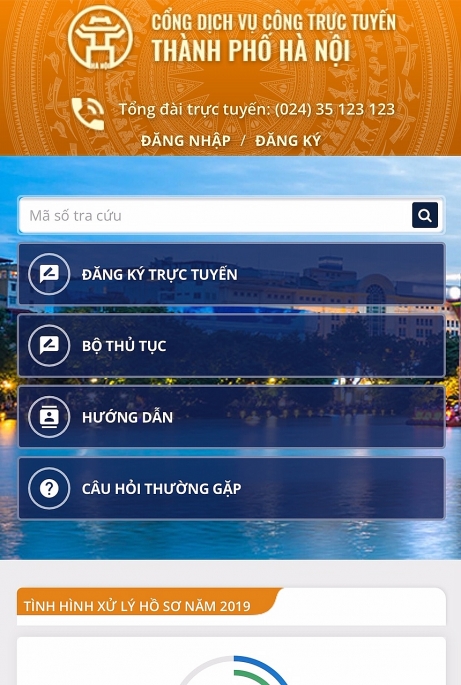 ha noi tang 176 thu tuc hanh chinh duoc trien khai dich vu cong truc tuyen