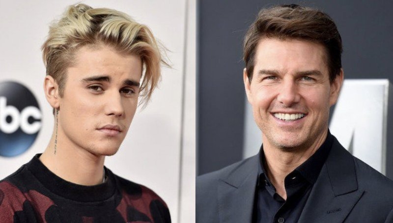 justin bieber sap thuong dai voi tom cruise