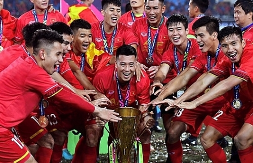 Đội tuyển bóng đá nam quốc gia vô địch AFF Suzuki Cup lọt top 10 sự kiện văn hóa, thể thao và du lịch tiêu biểu năm 2018