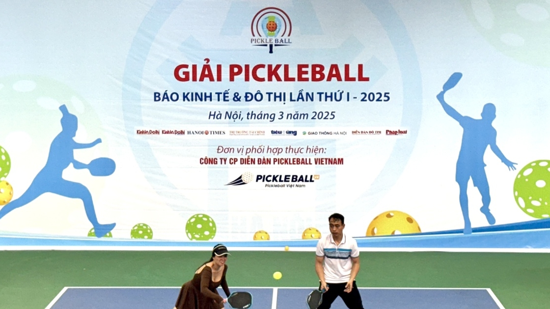 Ngày 12/3, bốc thăm Giải "Pickleball Báo Kinh tế & Đô thị lần thứ I - 2025"