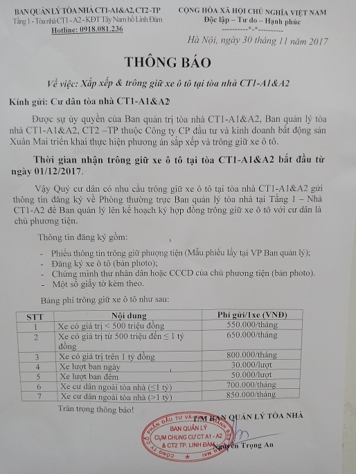 Sân chung cư CT1A1-A2 bị.... “xẻ thịt" kdt tay nam linh dam mieng banh san chung cu ct1a1 a2 lai bi xe thit an chia
