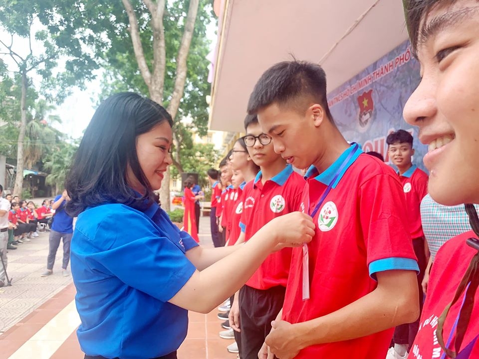 Hình ảnh đẹp trong lễ ra quân chiến dịch tình nguyện “Hoa phượng đỏ” 2020 hinh anh dep trong le ra quan chien dich tinh nguyen hoa phuong do 2020