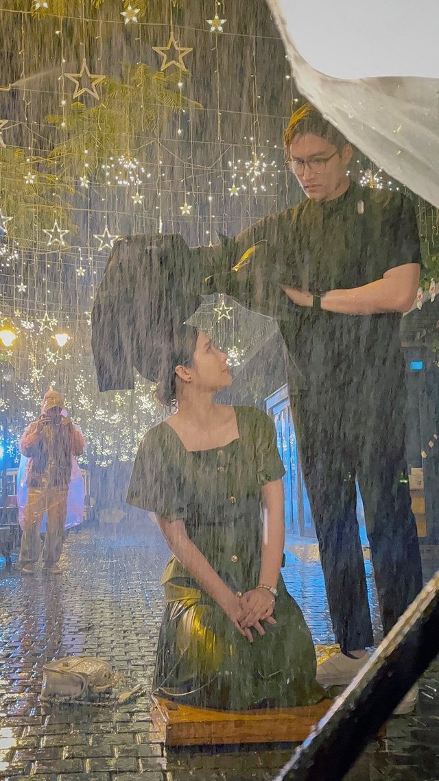 Bộ phim Việt đầu tiên thử nghiệm công nghệ phun mưa mới vào ghi hình