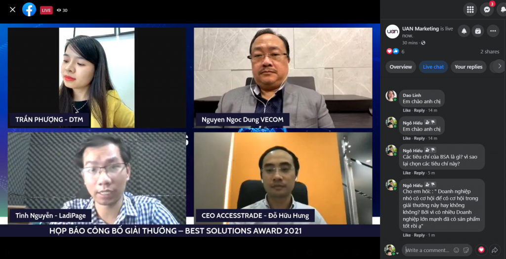 Công bố giải thưởng Best Solutions Award 2021