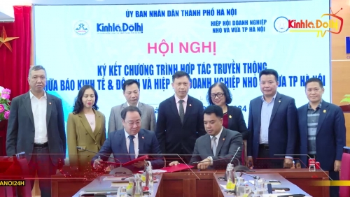 Báo Kinh tế & Đô thị ký hợp tác đẩy mạnh tuyên truyền với HANOISME