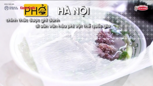 Phở Hà Nội - di sản văn hóa phi vật thể