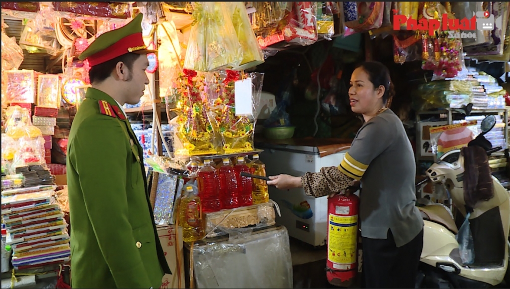 Đảm bảo an toàn cháy nổ tại các khu chợ truyền thống