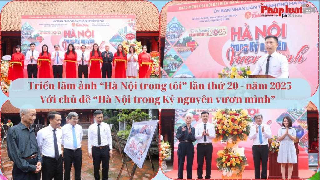 Khai mạc Triển lãm ảnh “Hà Nội trong tôi” lần thứ 20 - năm 2025 với chủ đề “Hà Nội trong Kỷ nguyên vươn mình”.