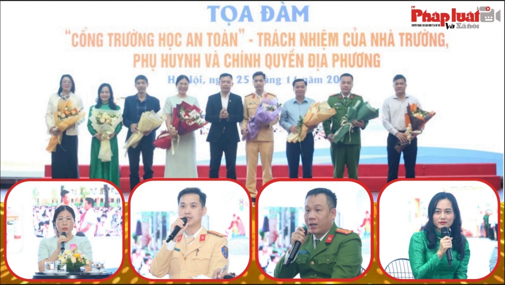Hà Nội lan tỏa mô hình cổng trường học ATGT tới 126 phường, xã
