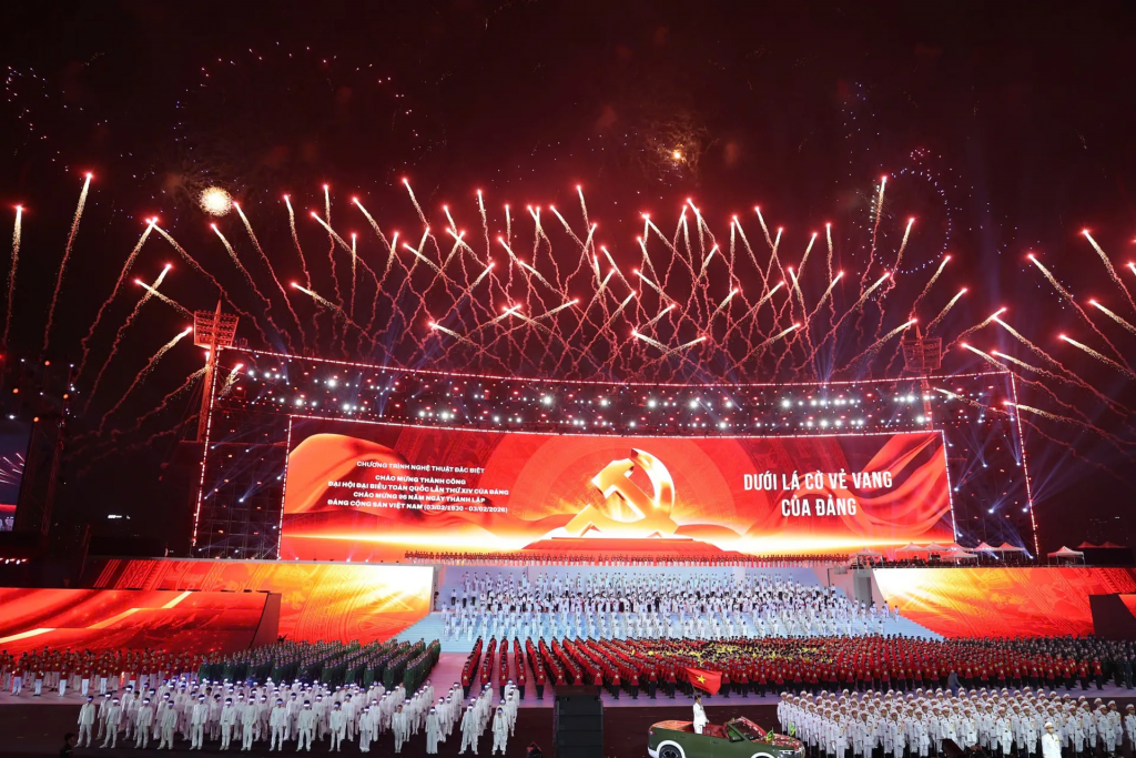 Đêm nghệ thuật “Dưới lá cờ vẻ vang của Đảng”