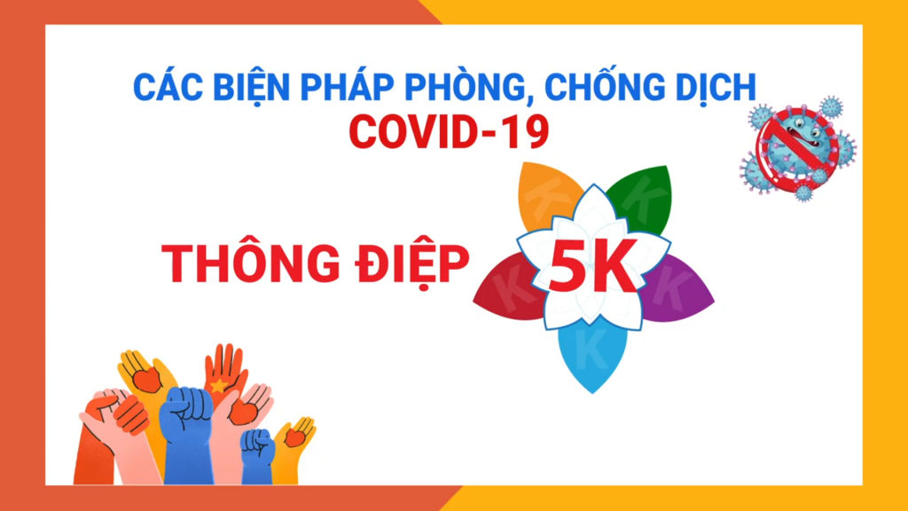 "Thông điệp 5K" của Bộ Y tế để phòng chống dịch Covid-19