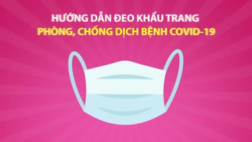 Bộ Y tế hướng dẫn cách đeo khẩu trang phòng, chống dịch Covid-19