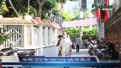 Xã Đồng Tâm, huyện Mỹ Đức, Hà Nội: Cử tri hân hoan trong Ngày hội toàn dân đi bầu cử